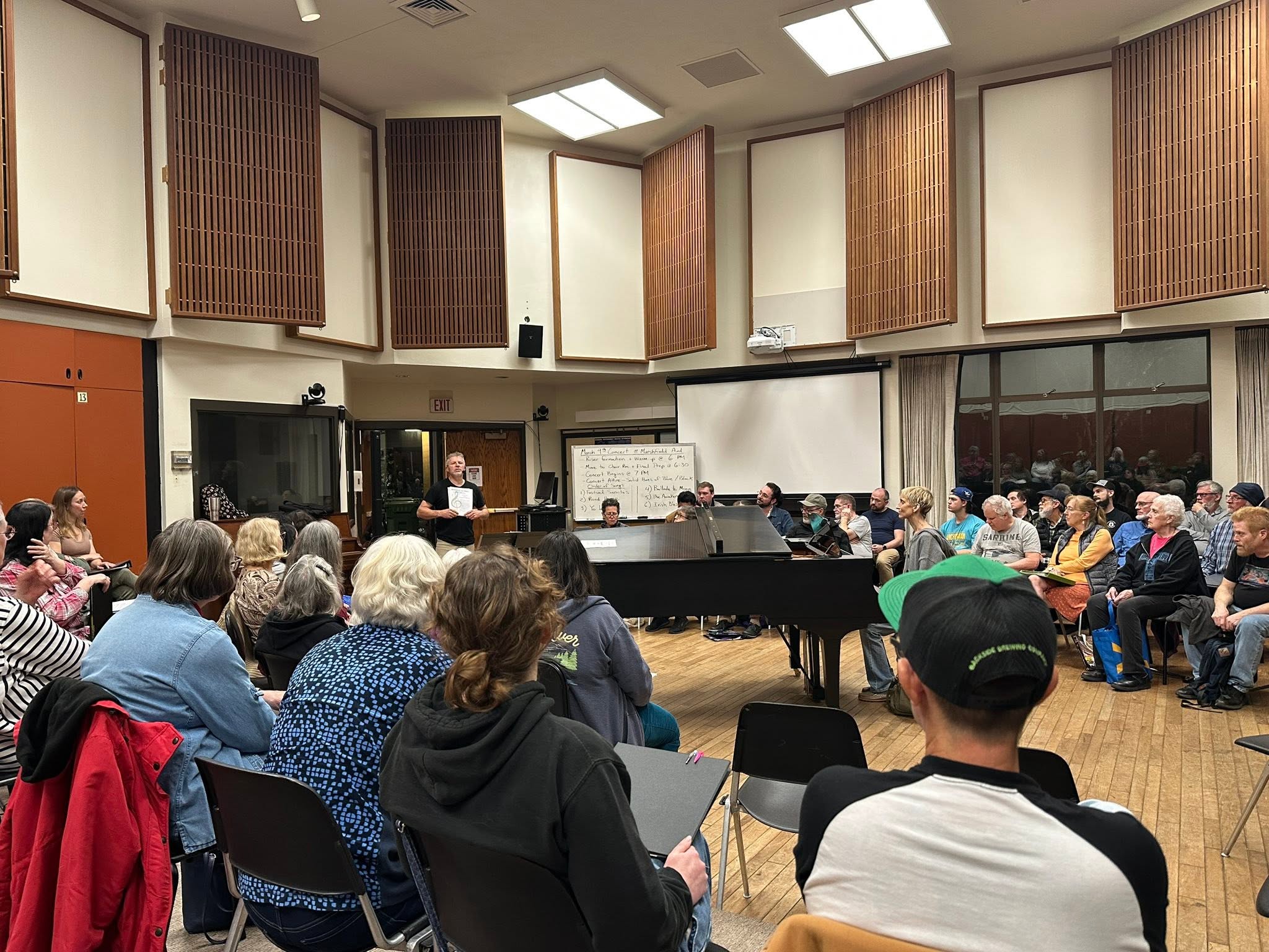 A Monday rehearsal